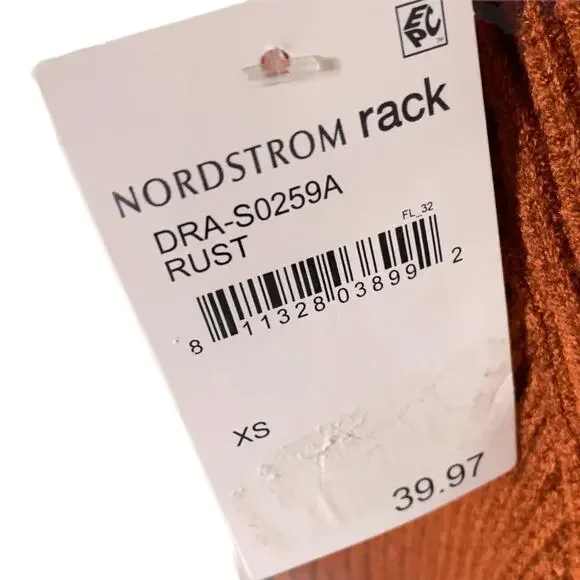 Maisie Peter Bishop Sleeve Sweater Rust Brown XS - Picture 7 of 11